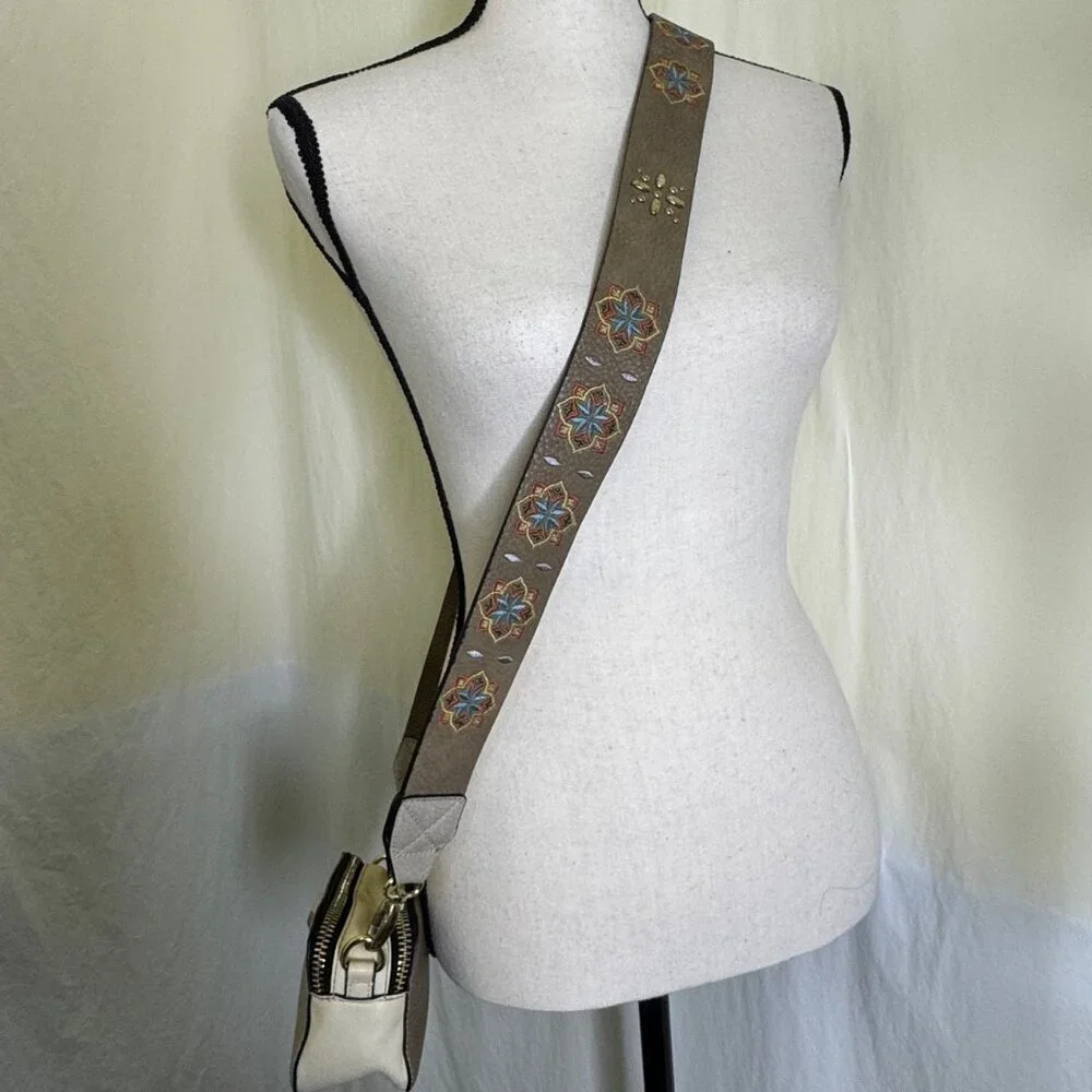 Hobo Steve Madden Shoulder Bag 3 Brown Shades Handbag Purse Crossbody Boho